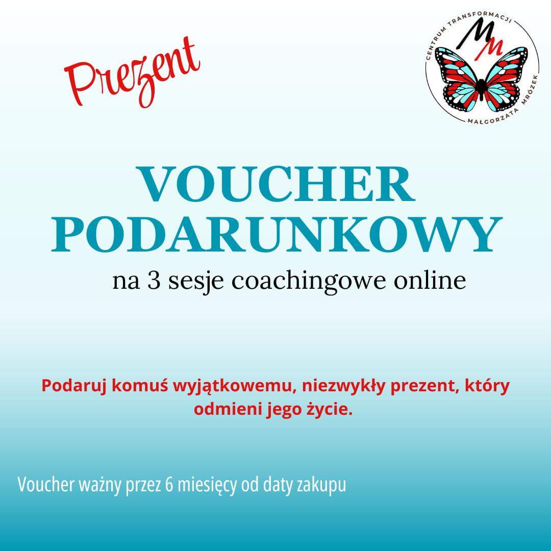 Voucher na 3 sesje coachingowe online 0